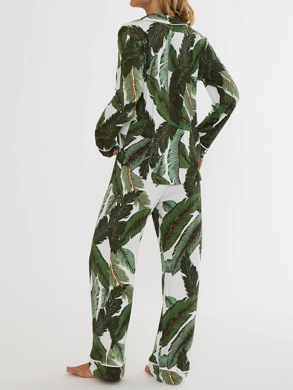 Beach Riot Livy Top & Connie Pant Set Banana Palms - Picture 2 of 5